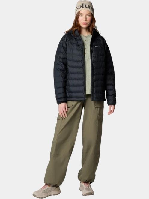 Columbia Powder Lite II Hooded Jacket női télikabát fekete színben 5
