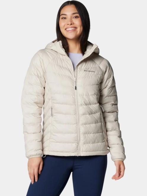 Columbia Powder Lite II Hooded Jacket női télikabát homok színben 2