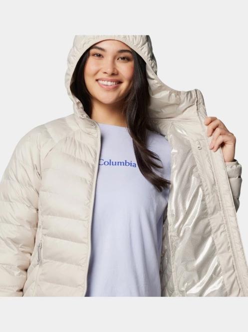 Columbia Powder Lite II Hooded Jacket női télikabát homok színben 7