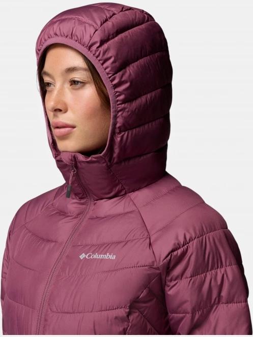 Columbia Powder Lite II Hooded Jacket női télikabát lila színben 9
