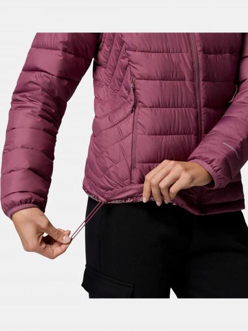 Columbia Powder Lite II Hooded Jacket női télikabát lila színben 10