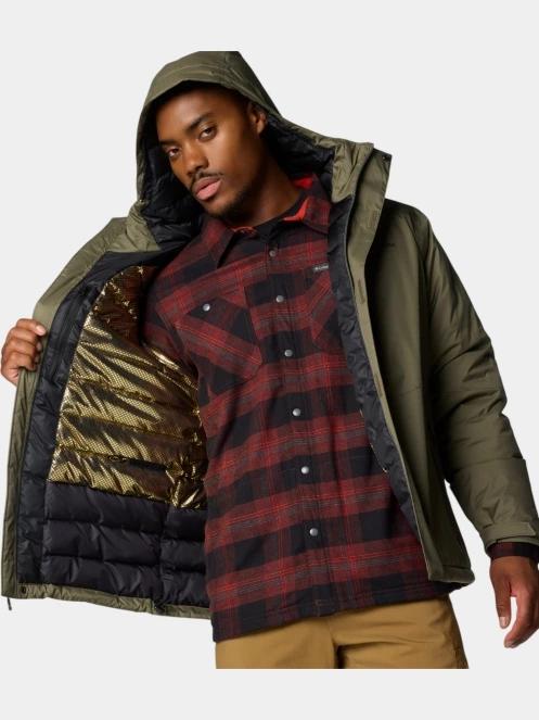 Columbia Oak Harbor II Insulated Jacket férfi télikabát zöld színben 6