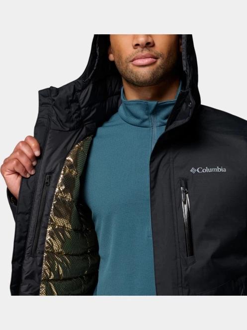 Columbia Oak Harbor II Insulated Jacket férfi télikabát fekete színben 6
