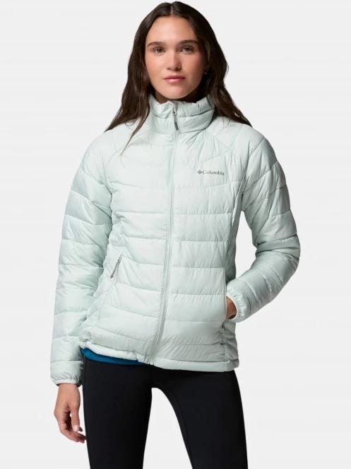 Columbia Powder Lite II Full Zip Jacket női télikabát világoszöld színben 2