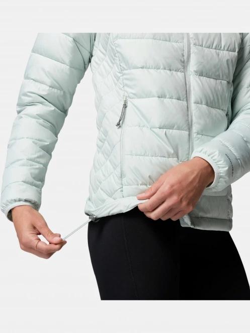 Columbia Powder Lite II Full Zip Jacket női télikabát világoszöld színben 9
