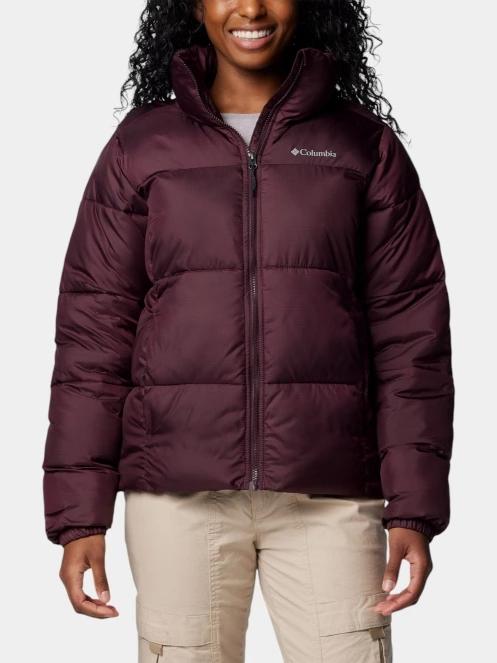 Columbia Puffect II Full Zip Jacket női télikabát piros színben 2