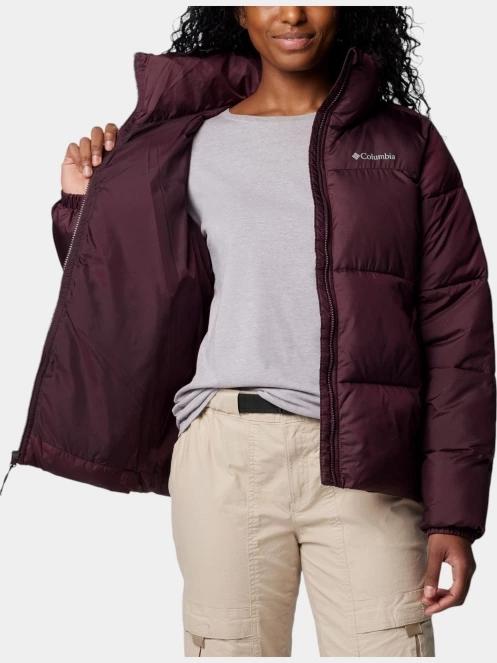 Columbia Puffect II Full Zip Jacket női télikabát piros színben 6