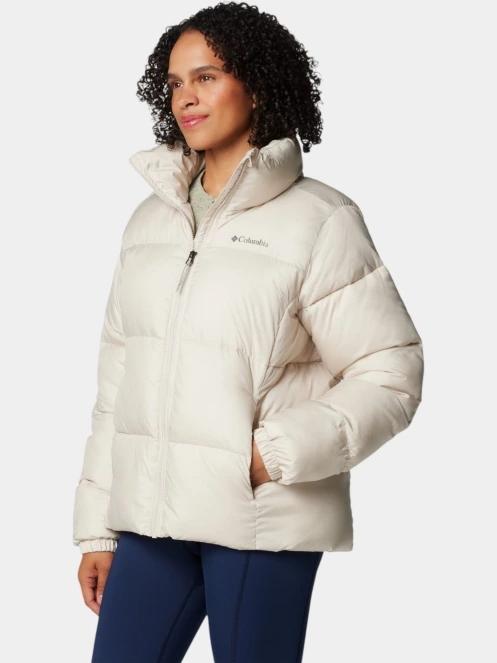 Columbia Puffect II Full Zip Jacket női télikabát homok színben 3