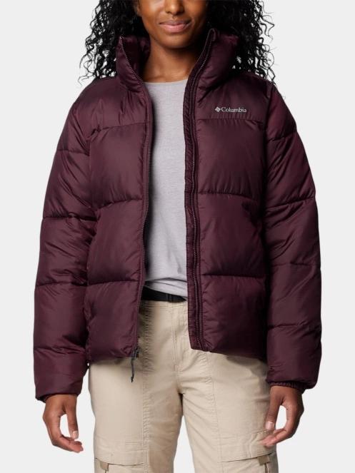 Columbia Puffect II Full Zip Jacket női télikabát piros színben 5