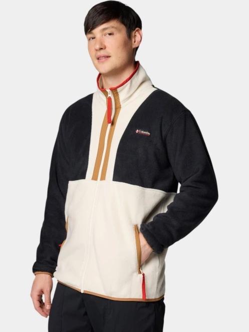 Columbia Backbowl II Full Zip Fleece férfi polár pulóver homok színben 3
