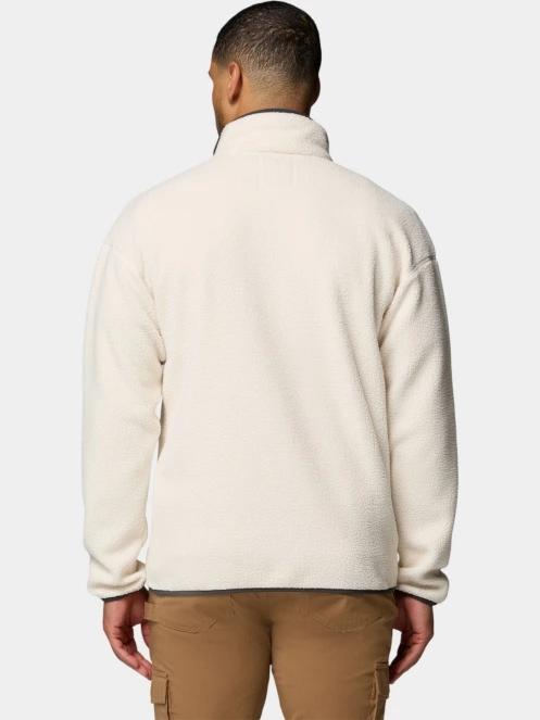 Columbia Helvetia II Half Snap Fleece férfi polár pulóver homok színben 4