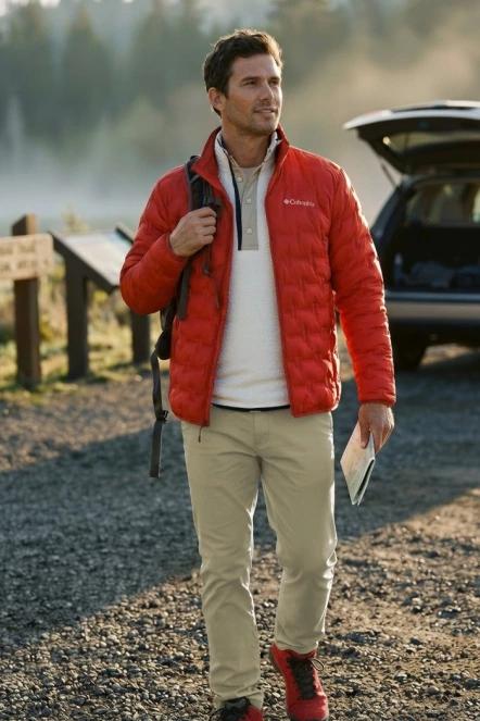 Columbia Helvetia II Half Snap Fleece férfi polár pulóver homok színben 7