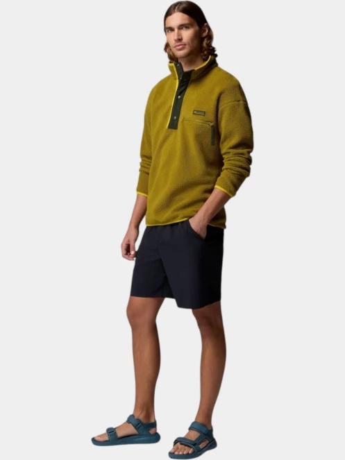 Columbia Helvetia II Half Snap Fleece férfi polár pulóver zöld színben 5
