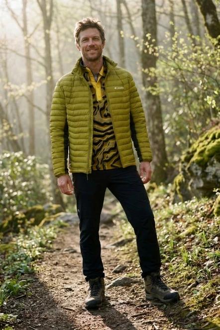 Columbia Helvetia II Half Snap Fleece férfi polár pulóver zöld színben 8