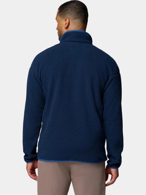 Columbia Helvetia II Half Snap Fleece férfi polár pulóver sötétkék színben 4