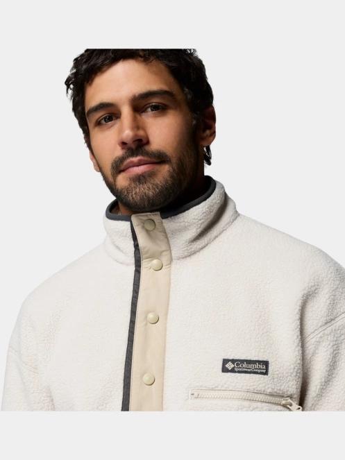 Columbia Helvetia II Half Snap Fleece férfi polár pulóver homok színben 6