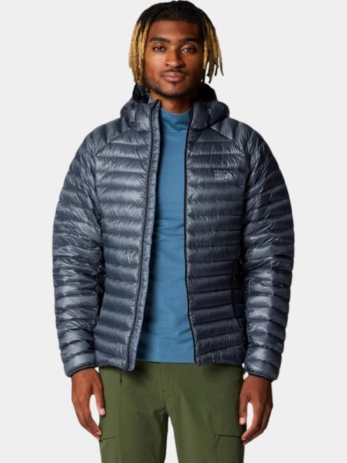 Mountain Hardwear Ghost Whisperer UL Hoody férfi pehelykabát kék színben 6