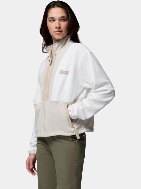 Columbia Backbowl II Full Zip Fleece női polár pulóver homok színben 3