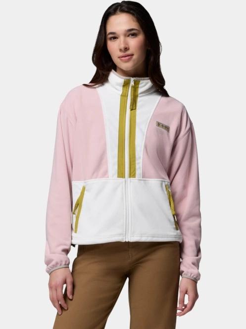 Columbia Backbowl II Full Zip Fleece női polár pulóver rózsaszín színben 2