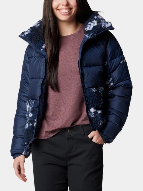 Columbia Leadbetter Point II Print Sherpa Hybrid női átmeneti kabát kék színben 5