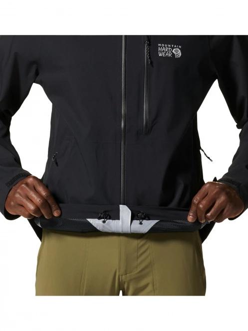 Mountain Hardwear Stretch Ozonic Jacket férfi esőkabát fekete színben 5