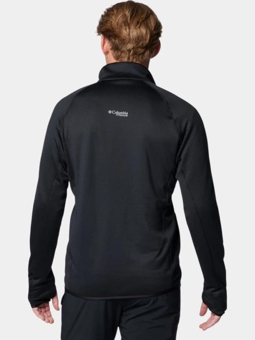 Columbia Triple Canyon Grid Fleece FZ II férfi polár pulóver fekete színben 4