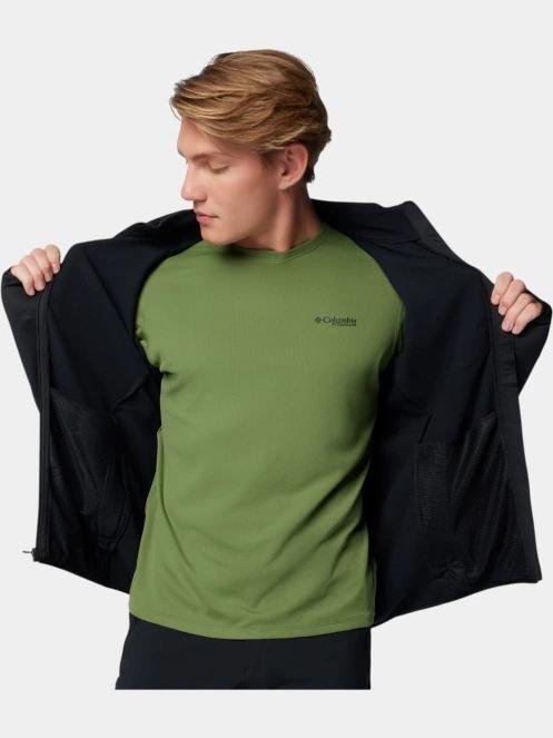 Columbia Triple Canyon Grid Fleece FZ II férfi polár pulóver fekete színben 6