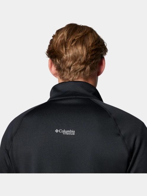 Columbia Triple Canyon Grid Fleece FZ II férfi polár pulóver fekete színben 8