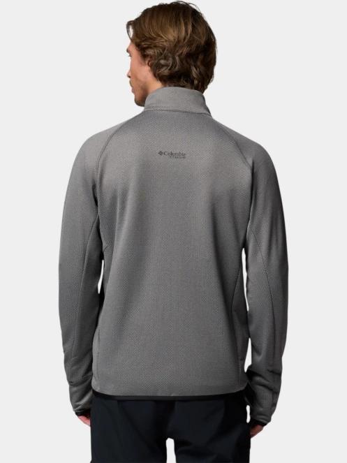 Columbia Triple Canyon Grid Fleece FZ II férfi polár pulóver szürke színben 4