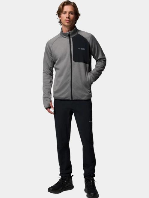 Columbia Triple Canyon Grid Fleece FZ II férfi polár pulóver szürke színben 6