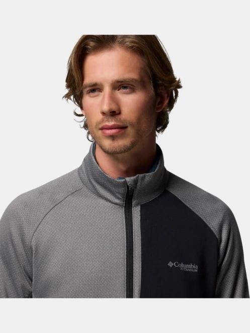 Columbia Triple Canyon Grid Fleece FZ II férfi polár pulóver szürke színben 9