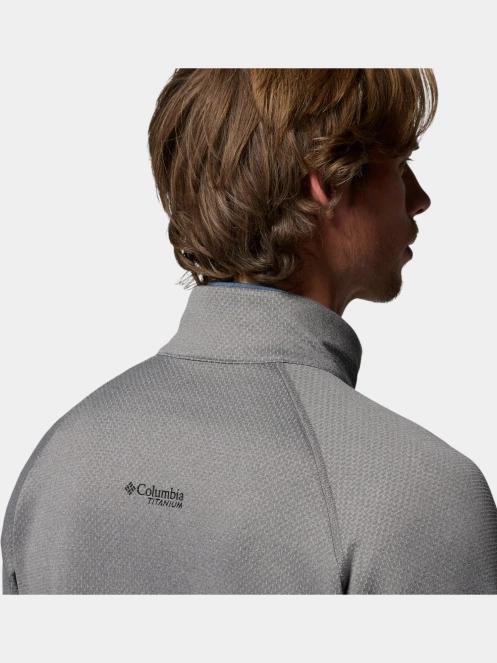 Columbia Triple Canyon Grid Fleece FZ II férfi polár pulóver szürke színben 10