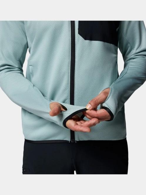 Columbia Triple Canyon Grid Fleece FZ II férfi polár pulóver kék színben 8