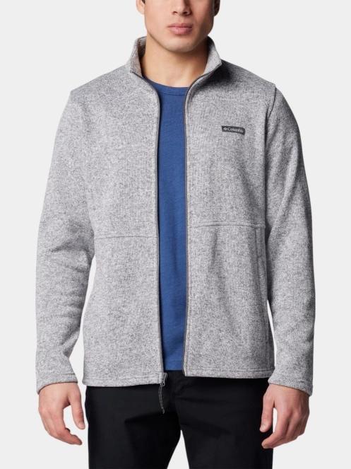 Columbia Alto Pass Full Zip Fleece férfi polár pulóver szürke színben 5