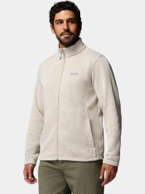 Columbia Alto Pass Full Zip Fleece férfi polár pulóver homok színben 3