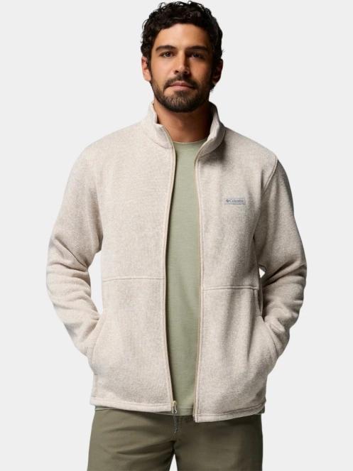Columbia Alto Pass Full Zip Fleece férfi polár pulóver homok színben 6