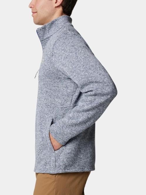 Columbia Alto Pass Full Zip Fleece férfi polár pulóver világoskék színben 3