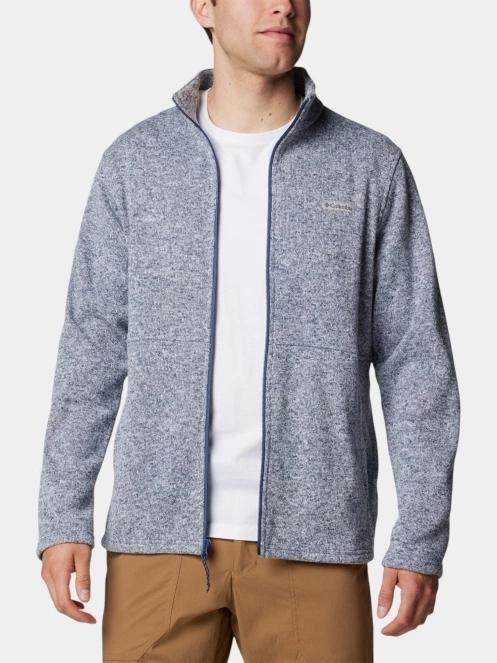 Columbia Alto Pass Full Zip Fleece férfi polár pulóver világoskék színben 6