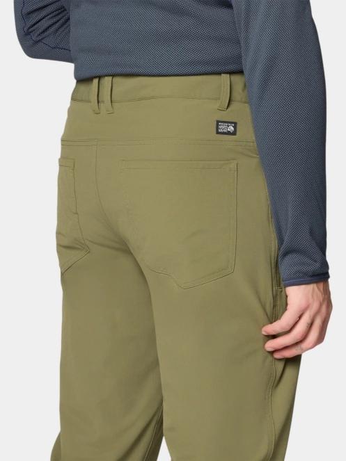 Mountain Hardwear Yumalino Lined Pant férfi túranadrág oliva színben 6
