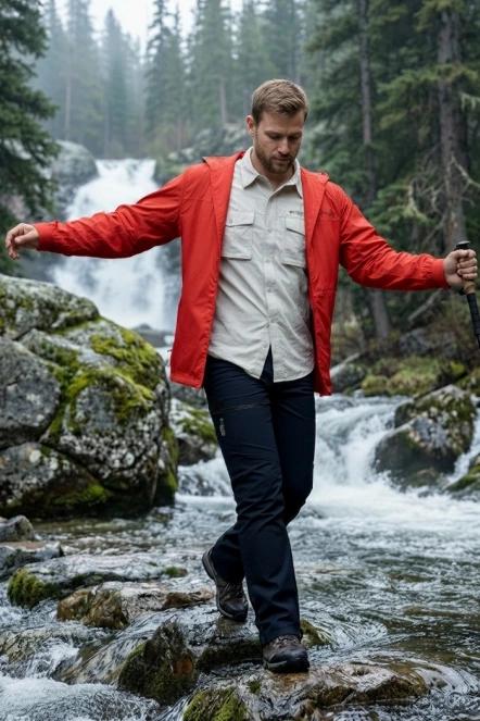 Columbia Titan Pass Pant II férfi túranadrág fekete színben 8