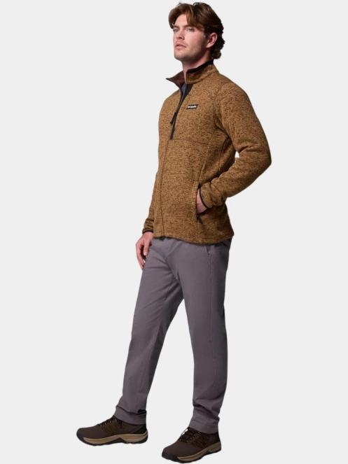 Columbia Sweater Weather Full Zip férfi polár pulóver barna színben 6