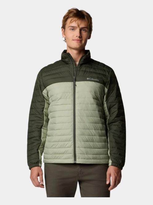 Columbia Silver Falls II Jacket férfi steppelt átmeneti kabát zöld színben 2