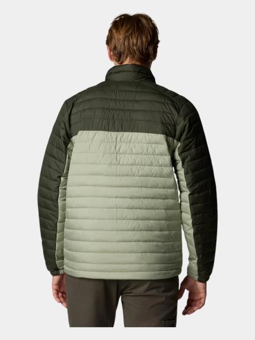 Columbia Silver Falls II Jacket férfi steppelt átmeneti kabát zöld színben 4