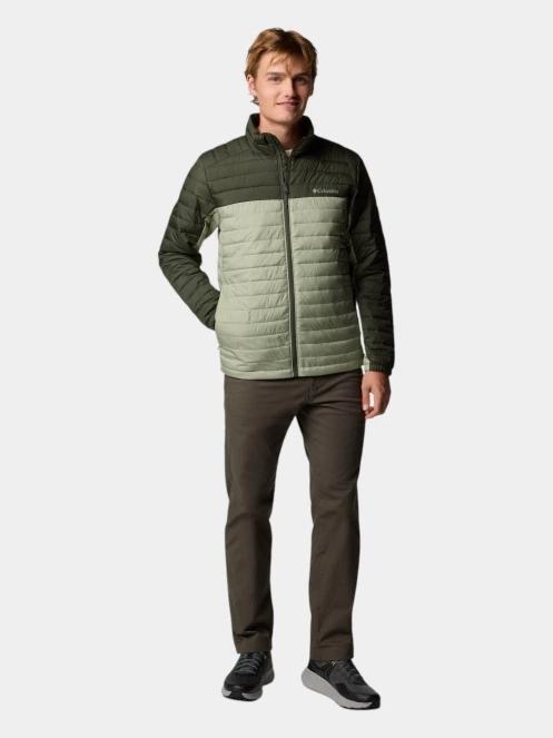 Columbia Silver Falls II Jacket férfi steppelt átmeneti kabát zöld színben 5