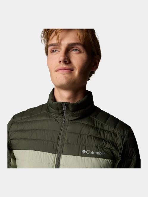 Columbia Silver Falls II Jacket férfi steppelt átmeneti kabát zöld színben 7