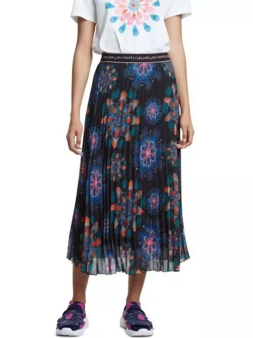 Desigual Fal Delos női maxi szoknya fekete színben 2