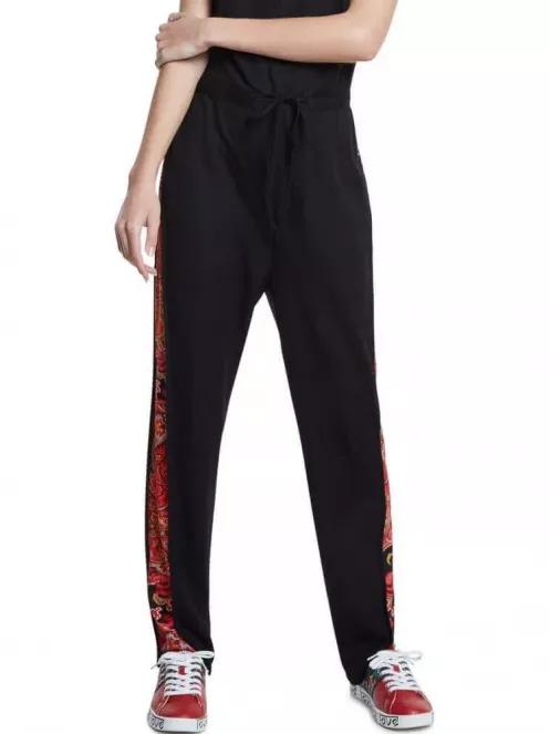 Desigual Pant Crayons női utcai nadrág fekete színben 2