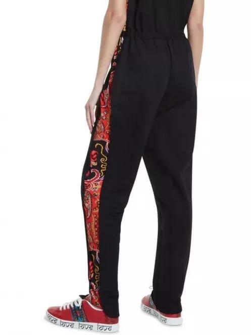Desigual Pant Crayons női utcai nadrág fekete színben 3