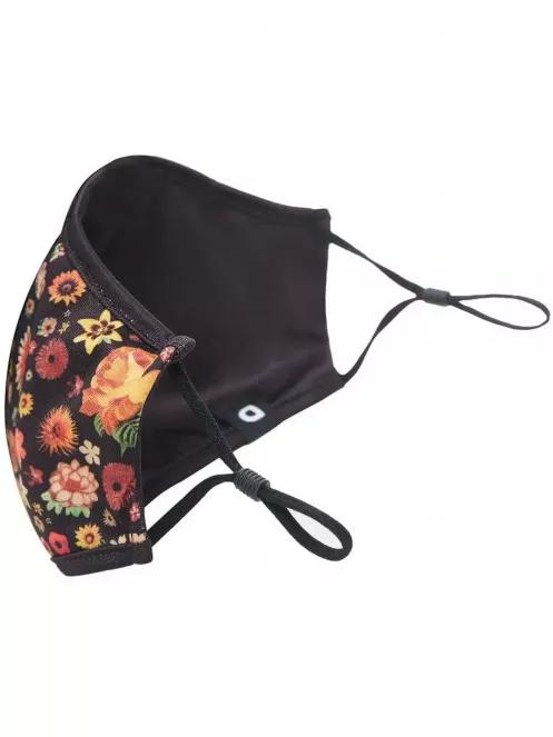 Desigual Mask Flowers maszk fekete színben 5