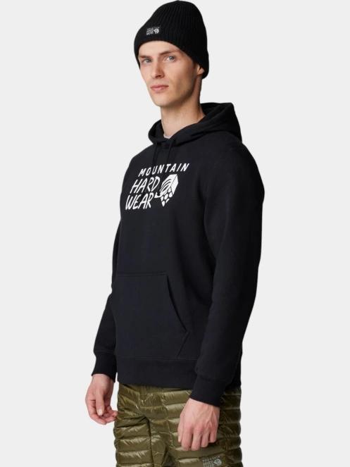 Mountain Hardwear MHW Logo PO Hoody férfi kapucnis pulóver fekete színben 7